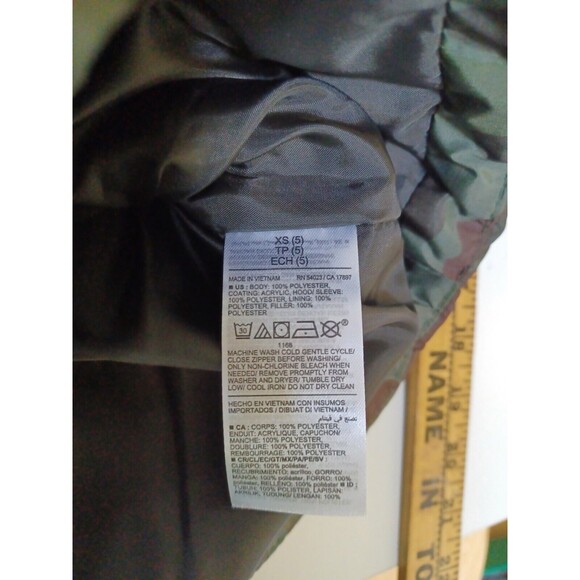 NWT Old Navy Camo Vest Hoodie Puffer Jacket Boys XS 5 - Picture 6 of 6